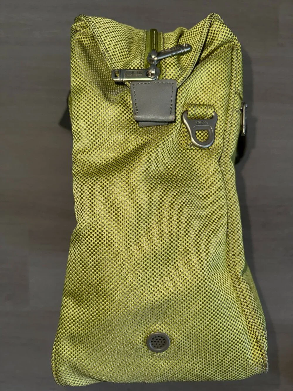 Tumi Ballistic Nylon Tote Bag with Shoulder Strap Kiwi Green
